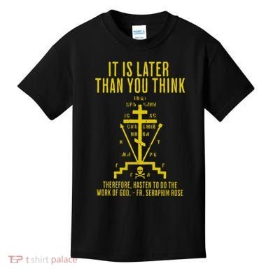 Eastern Orthodox Fr. Seraphim Rose Cross Gift Kids T-Shirt