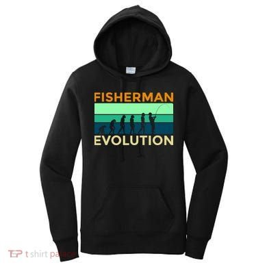 Evolution Of Fishing Women's Hoodie