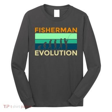 Evolution Of Fishing Long Sleeve Shirt