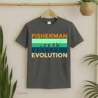 Evolution Of Fishing T-Shirt thumb 2