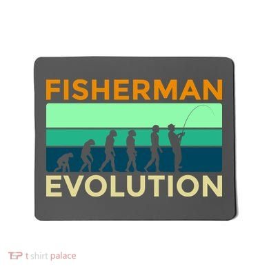 Evolution Of Fishing Mousepad