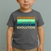 Evolution Of Fishing Toddler T-Shirt thumb 2