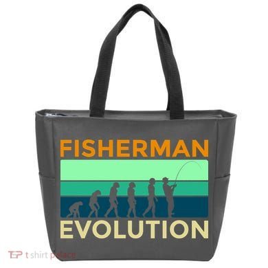 Evolution Of Fishing Tote Bag