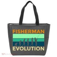 Evolution Of Fishing Tote Bag thumb 0