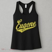 Eugene Oregon Flag Sports Baseball Script Jersey Swoosh Women's Tank Top thumb 3
