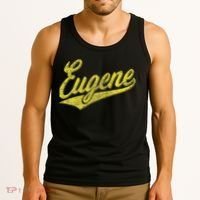 Eugene Oregon Flag Sports Baseball Script Jersey Swoosh Tank Top thumb 3