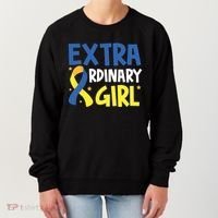 Extra Ordinary Girl Down Syndrome Awareness Women's Sweatshirt thumb 0