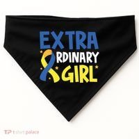 Extra Ordinary Girl Down Syndrome Awareness USA-Made Doggie Bandana thumb 0