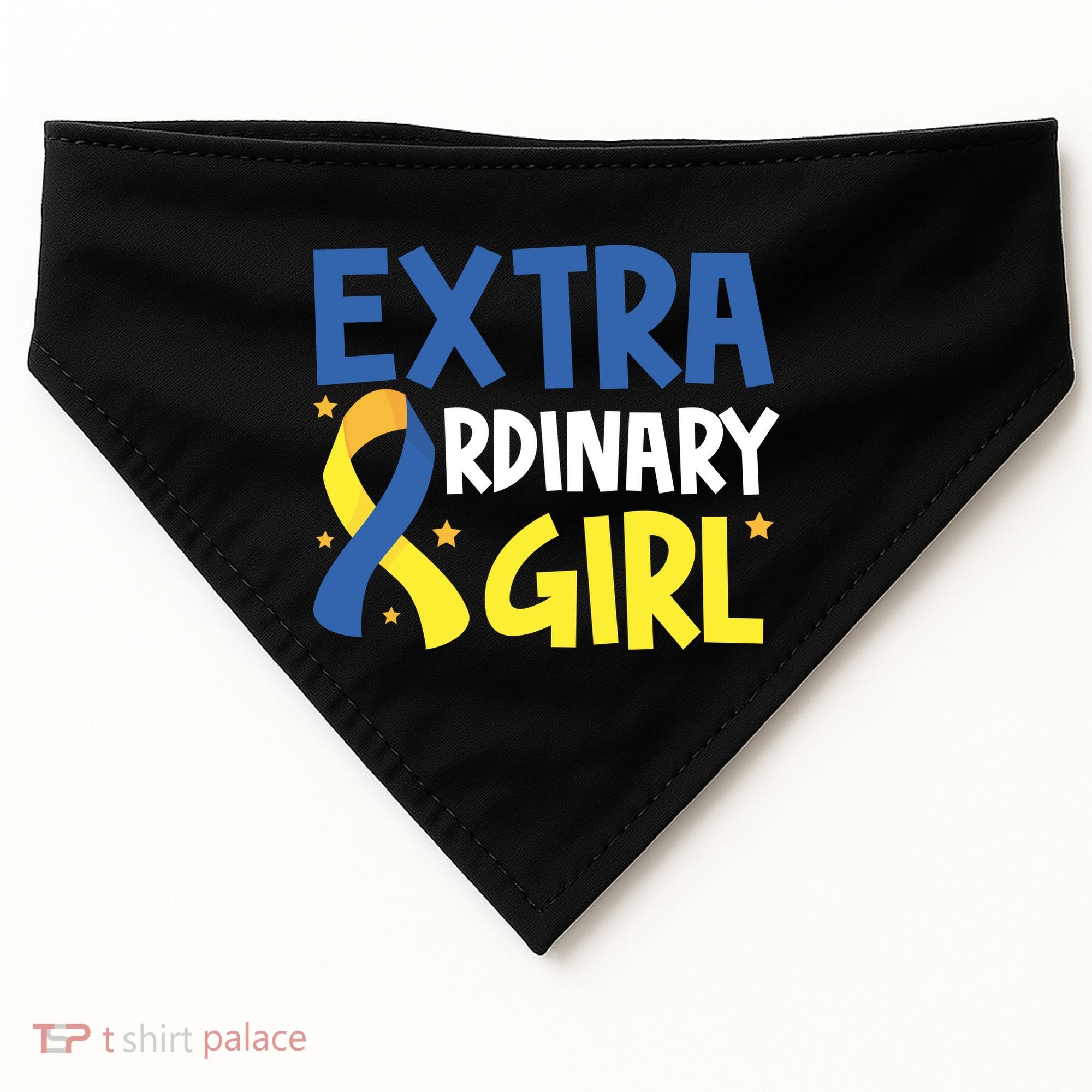 Extra Ordinary Girl Down Syndrome Awareness USA-Made Doggie Bandana
