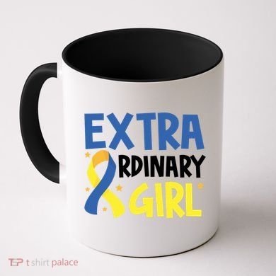 Extra Ordinary Girl Down Syndrome Awareness Coffee Mug