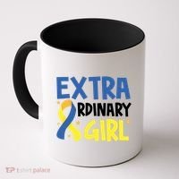 Extra Ordinary Girl Down Syndrome Awareness Coffee Mug thumb 0