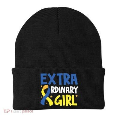 Extra Ordinary Girl Down Syndrome Awareness Beanie