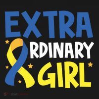 Extra Ordinary Girl Down Syndrome Awareness Mousepad thumb 1