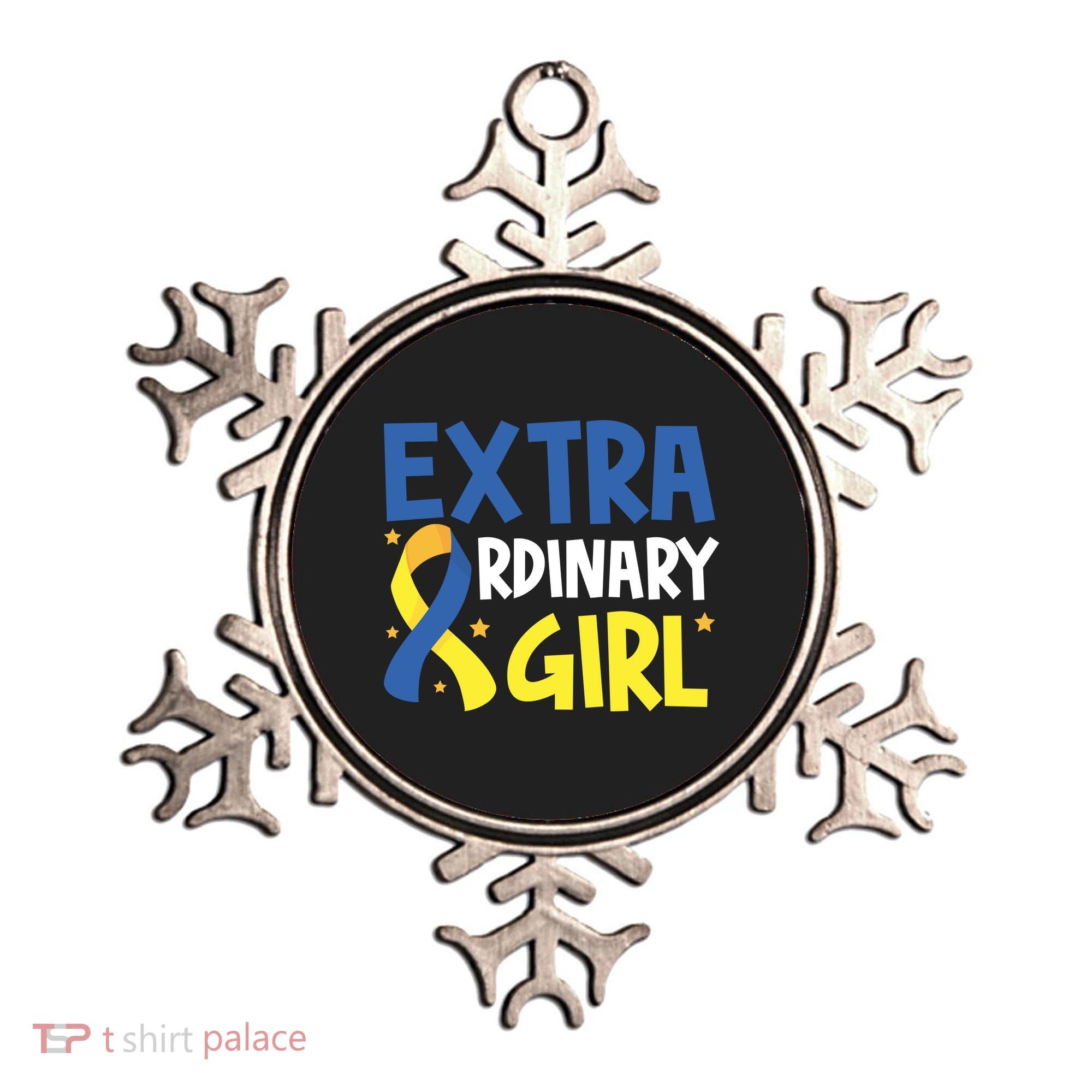 Extra Ordinary Girl Down Syndrome Awareness Ornament