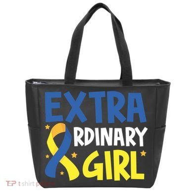 Extra Ordinary Girl Down Syndrome Awareness Tote Bag