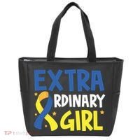 Extra Ordinary Girl Down Syndrome Awareness Tote Bag thumb 0