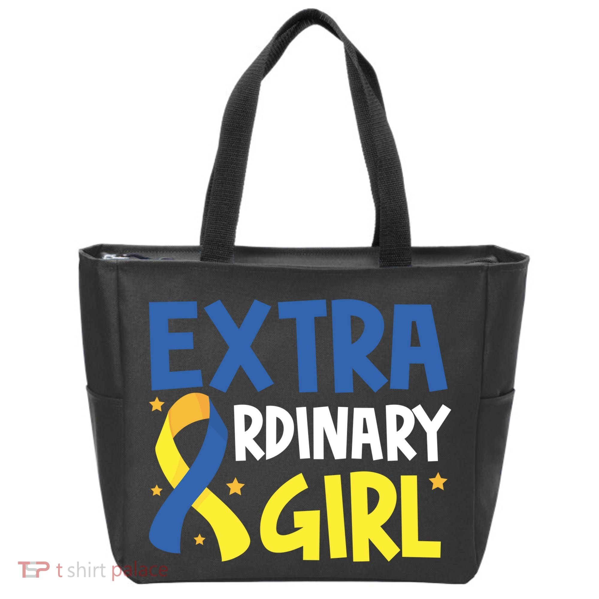 Extra Ordinary Girl Down Syndrome Awareness Tote Bag