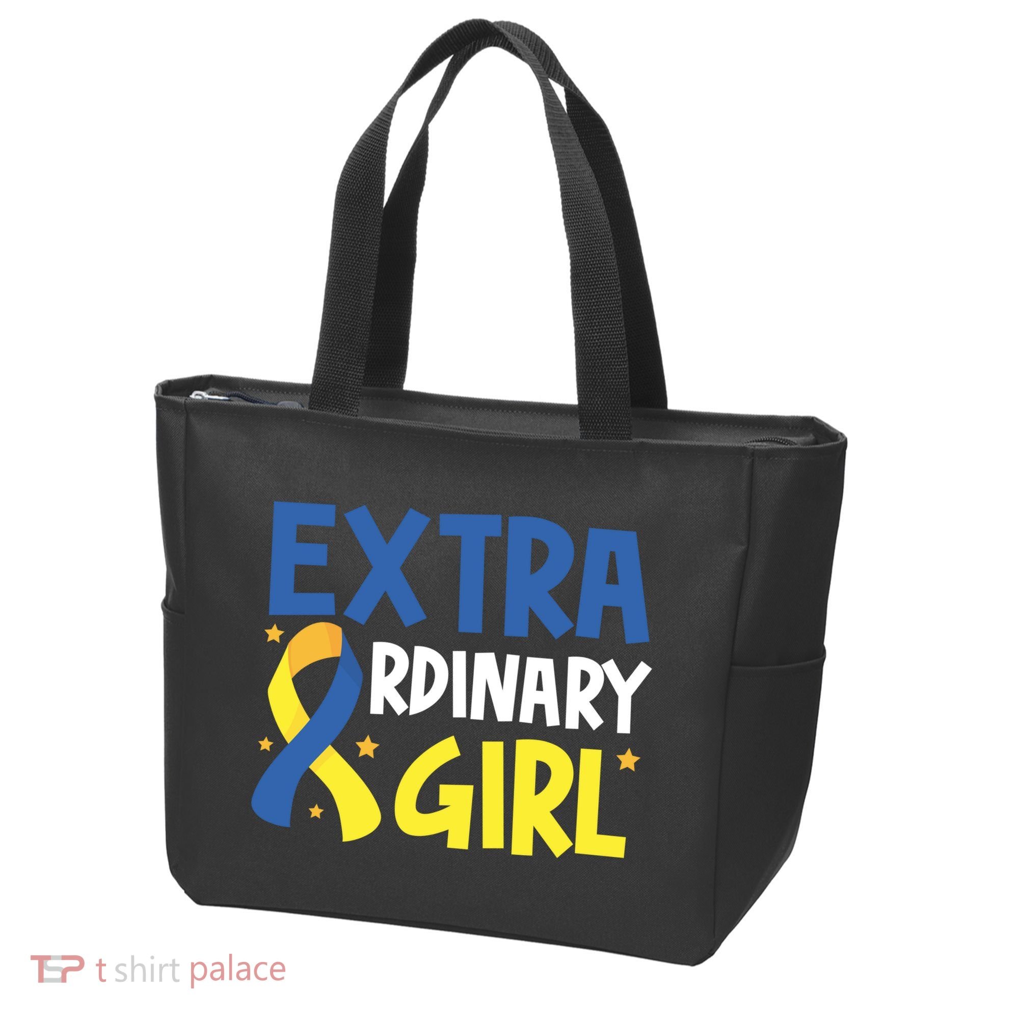 Extra Ordinary Girl Down Syndrome Awareness Tote Bag