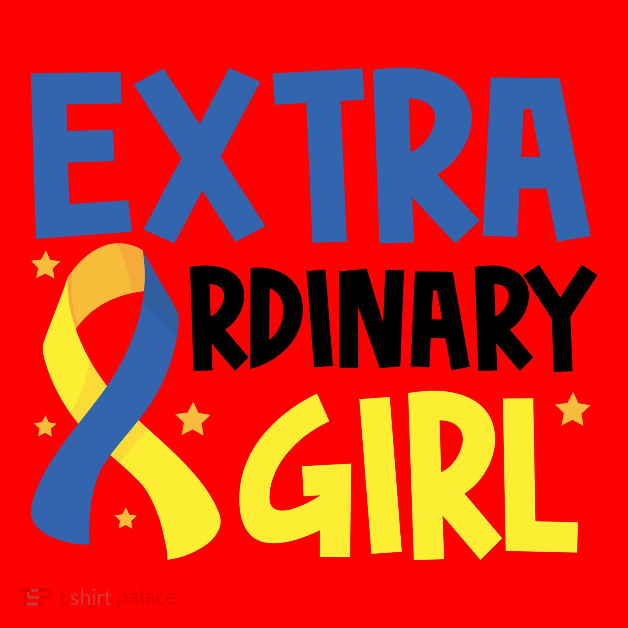 Extra Ordinary Girl Down Syndrome Awareness Santa Hat
