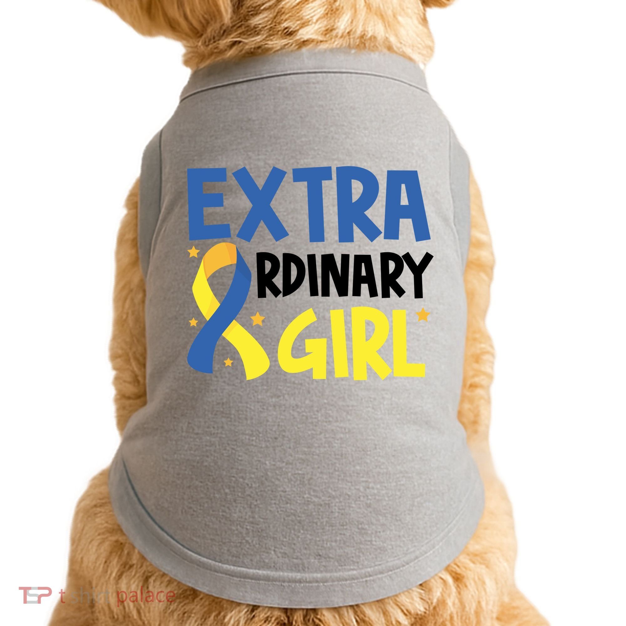 Extra Ordinary Girl Down Syndrome Awareness Doggie Tank