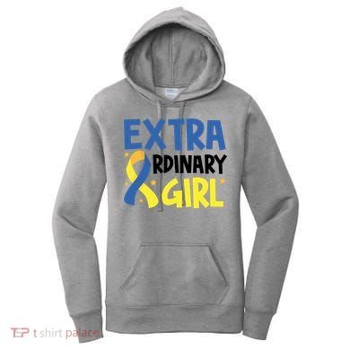 Extra Ordinary Girl Down Syndrome Awareness Women's Hoodie