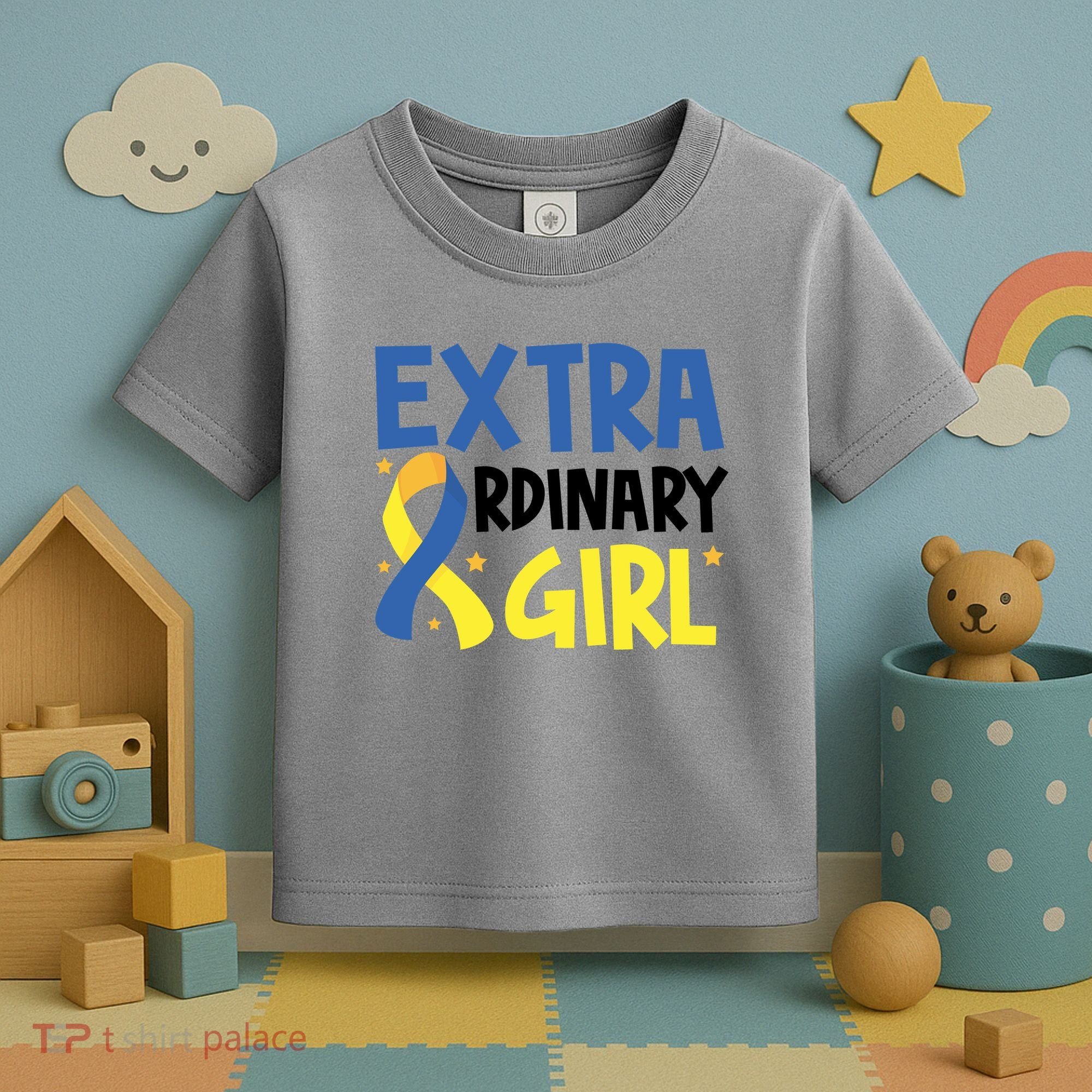 Extra Ordinary Girl Down Syndrome Awareness Toddler T-Shirt