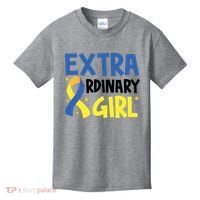 Extra Ordinary Girl Down Syndrome Awareness Kids T-Shirt thumb 0