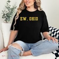 Ew Ohio Generation Z & Gen Alpha Brain Rot Funny Slang Comfort Colors T-Shirt thumb 2