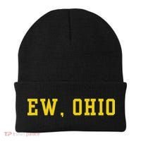 Ew Ohio Generation Z & Gen Alpha Brain Rot Funny Slang Beanie thumb 0