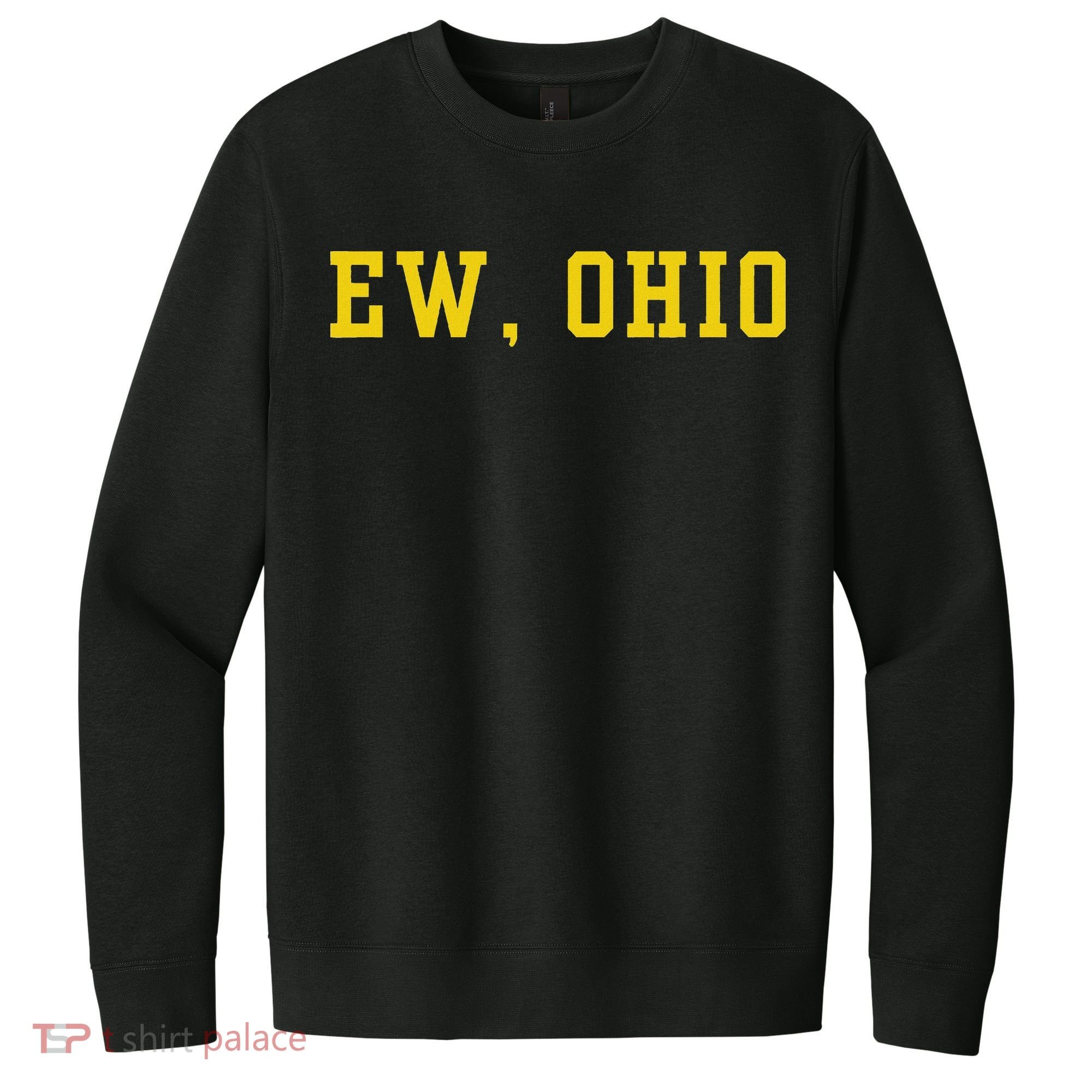 Ew Ohio Generation Z & Gen Alpha Brain Rot Funny Slang V.I.T. Fleece Crew Sweatshirt