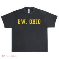 Ew Ohio Generation Z & Gen Alpha Brain Rot Funny Slang Urban Oversized Heavyweight T-Shirt thumb 0