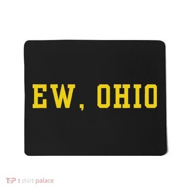 Ew Ohio Generation Z & Gen Alpha Brain Rot Funny Slang Mousepad