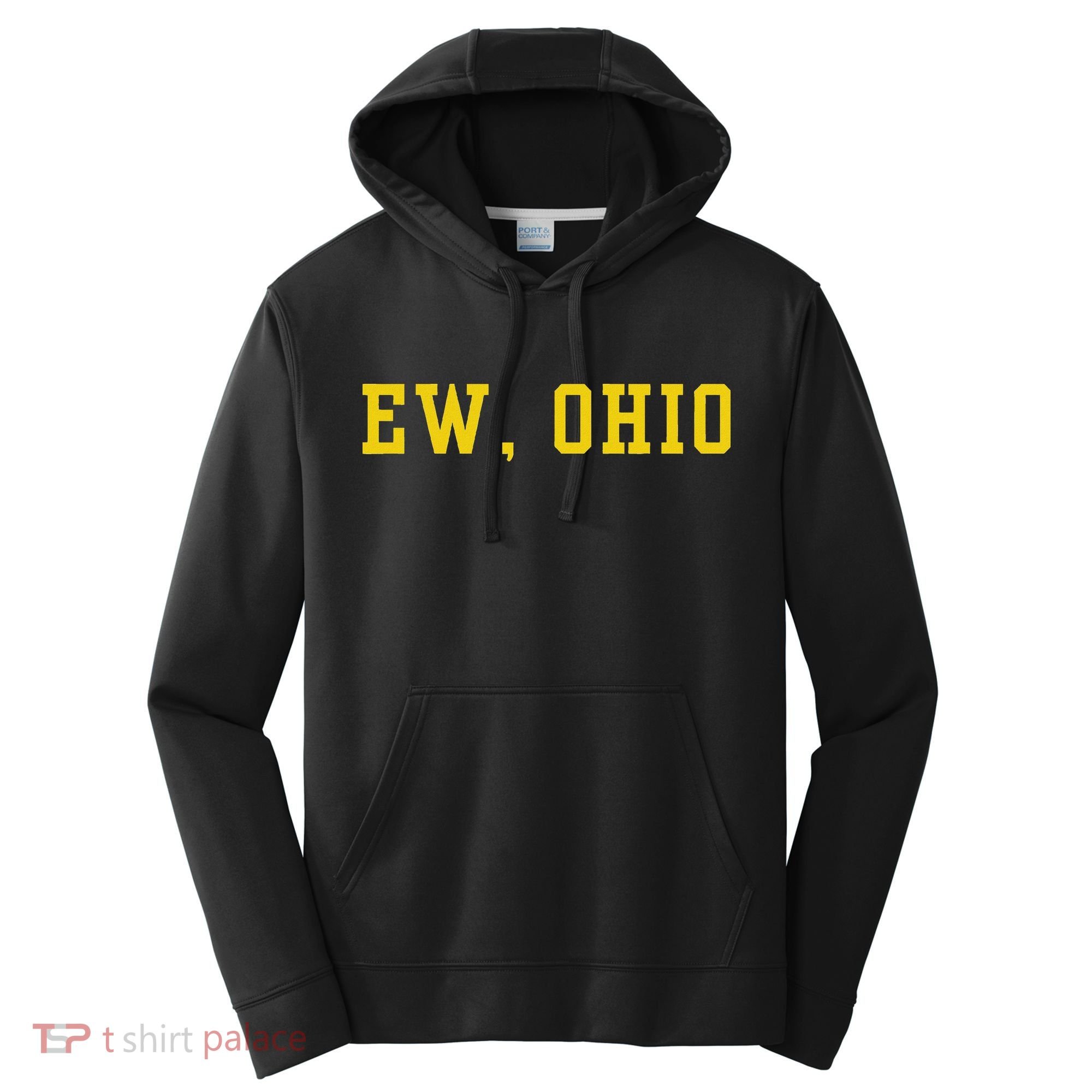 Ew Ohio Generation Z & Gen Alpha Brain Rot Funny Slang Performance Fleece Hoodie