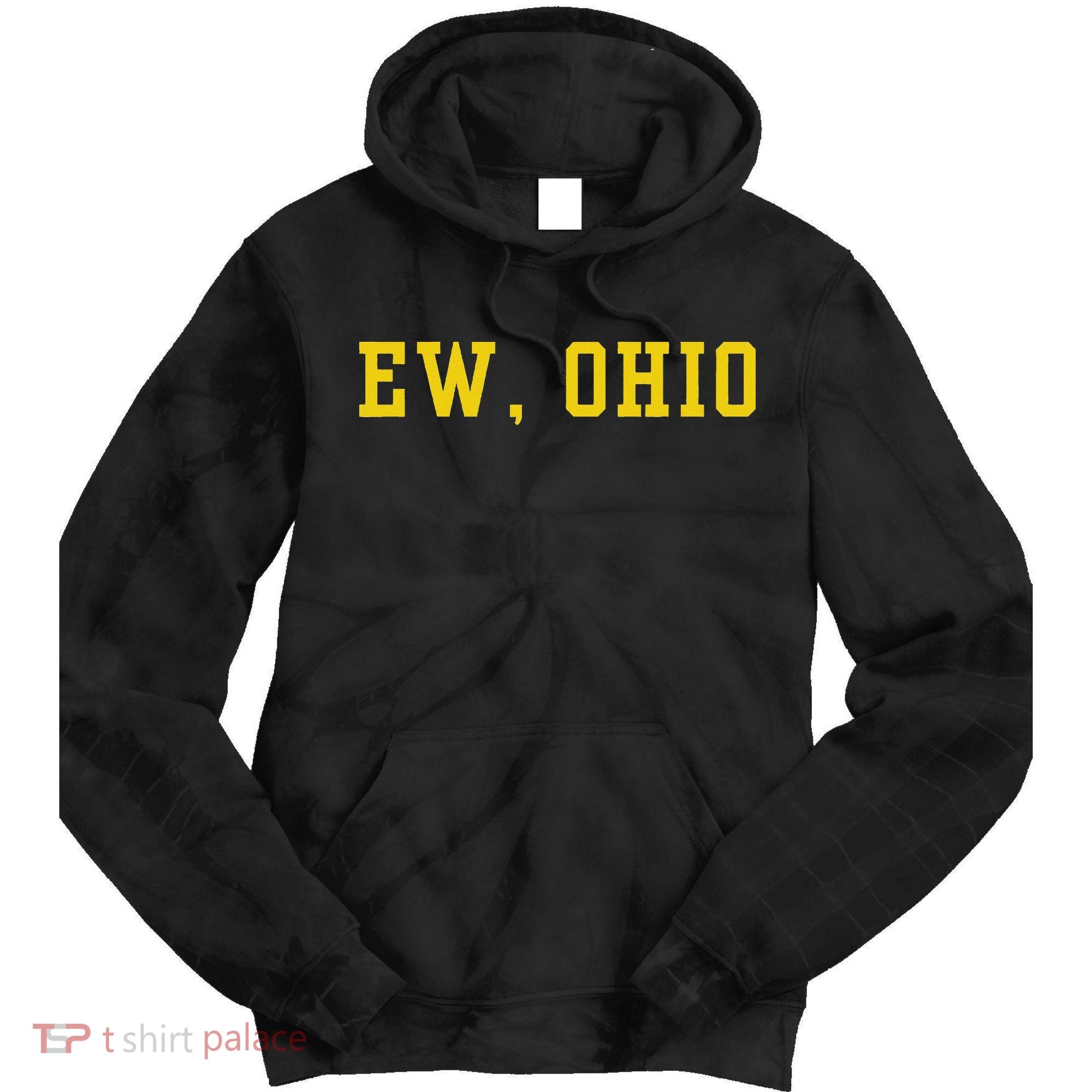Ew Ohio Generation Z & Gen Alpha Brain Rot Funny Slang Tie Dye Hoodie