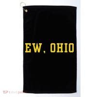 Ew Ohio Generation Z & Gen Alpha Brain Rot Funny Slang Golf Towel thumb 0
