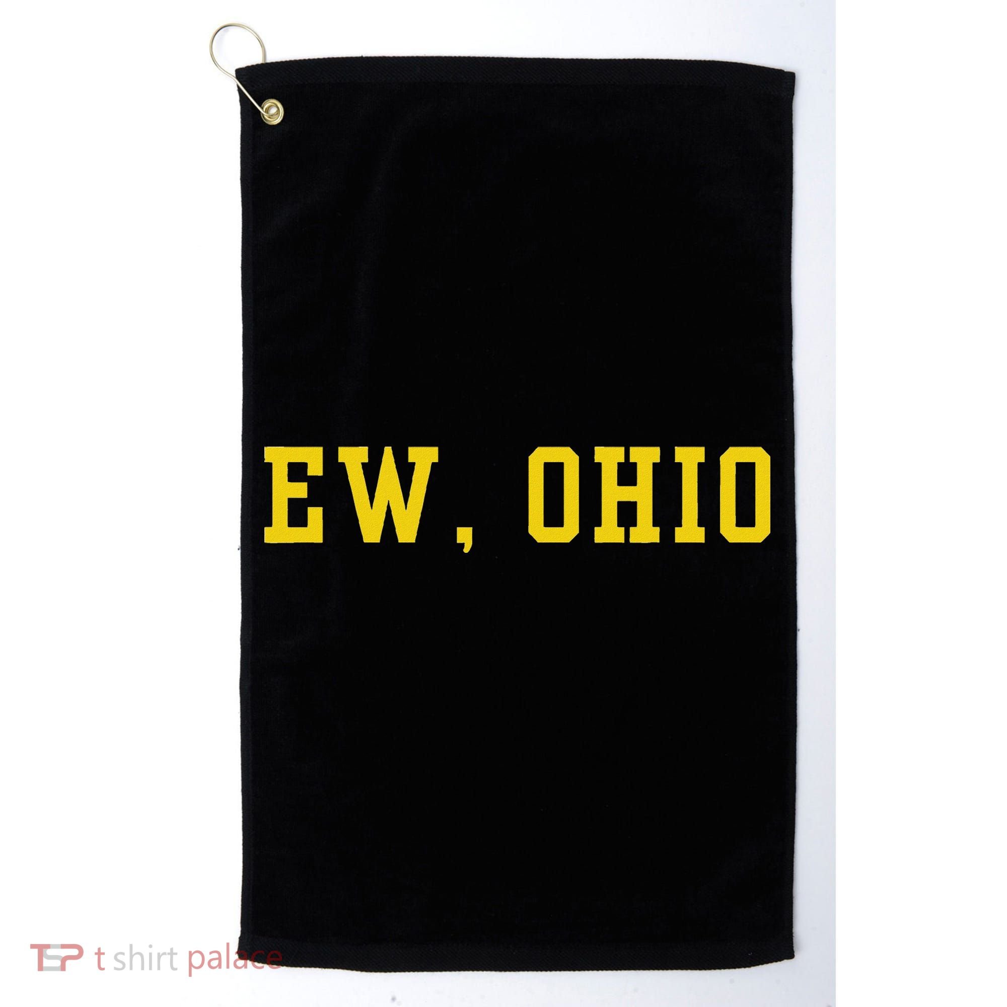 Ew Ohio Generation Z & Gen Alpha Brain Rot Funny Slang Golf Towel
