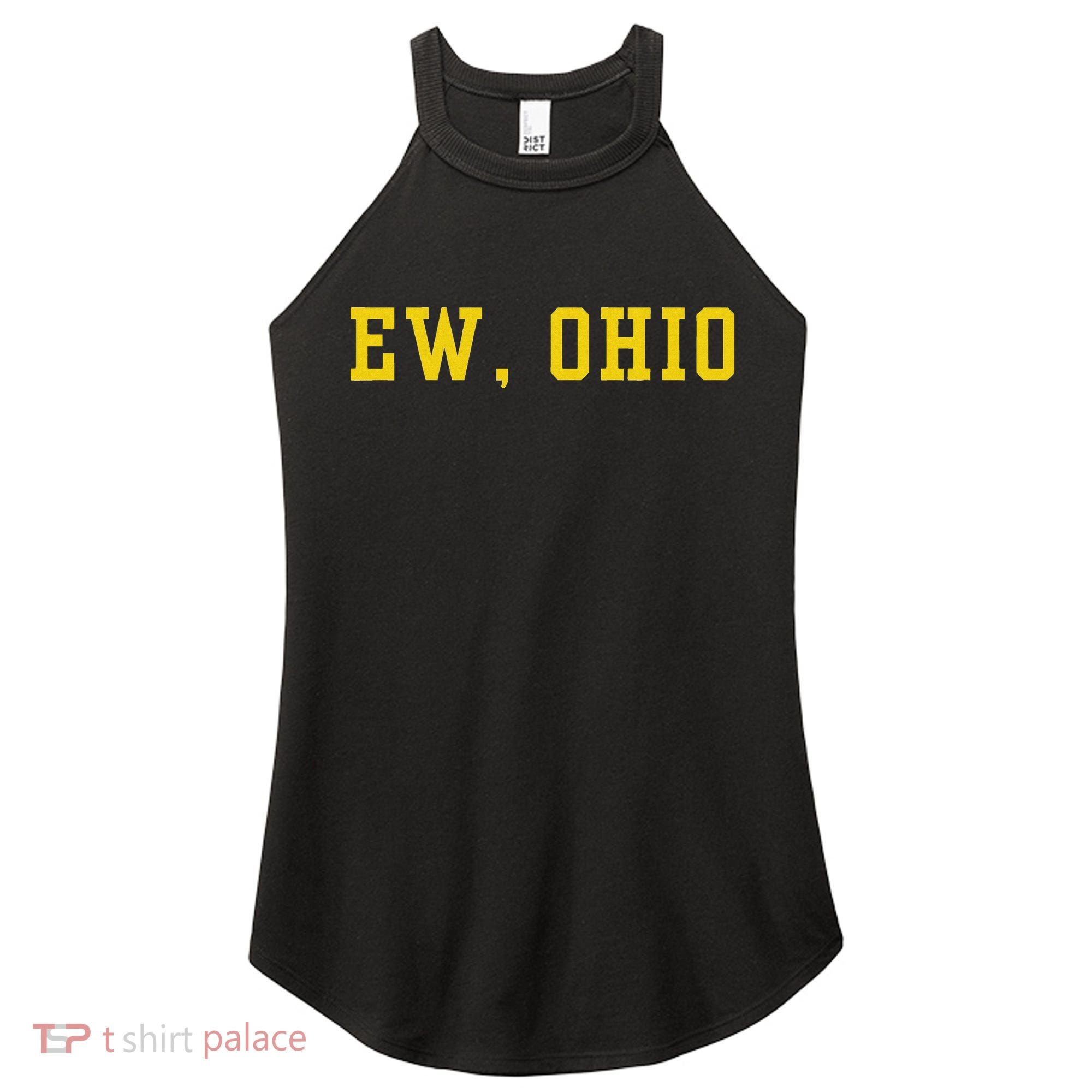 Ew Ohio Generation Z & Gen Alpha Brain Rot Funny Slang Women's Perfect Tri Rocker Tank