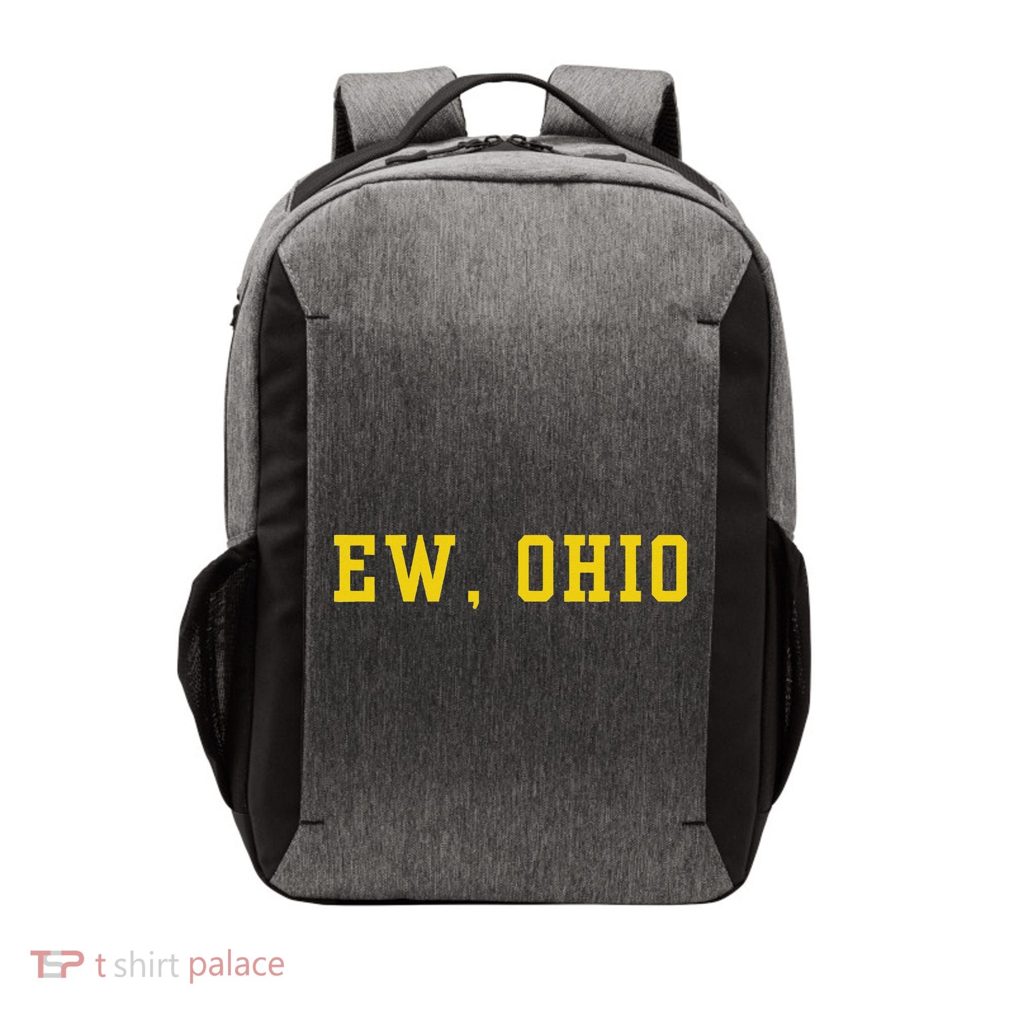 Ew Ohio Generation Z & Gen Alpha Brain Rot Funny Slang Vector Backpack