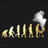 Evolution Of Grill Master Grilling Gifts I Do BBQ Ornament thumb 1