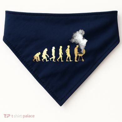 Evolution Of Grill Master Grilling Gifts I Do BBQ USA-Made Doggie Bandana