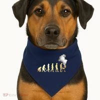 Evolution Of Grill Master Grilling Gifts I Do BBQ USA-Made Doggie Bandana thumb 1