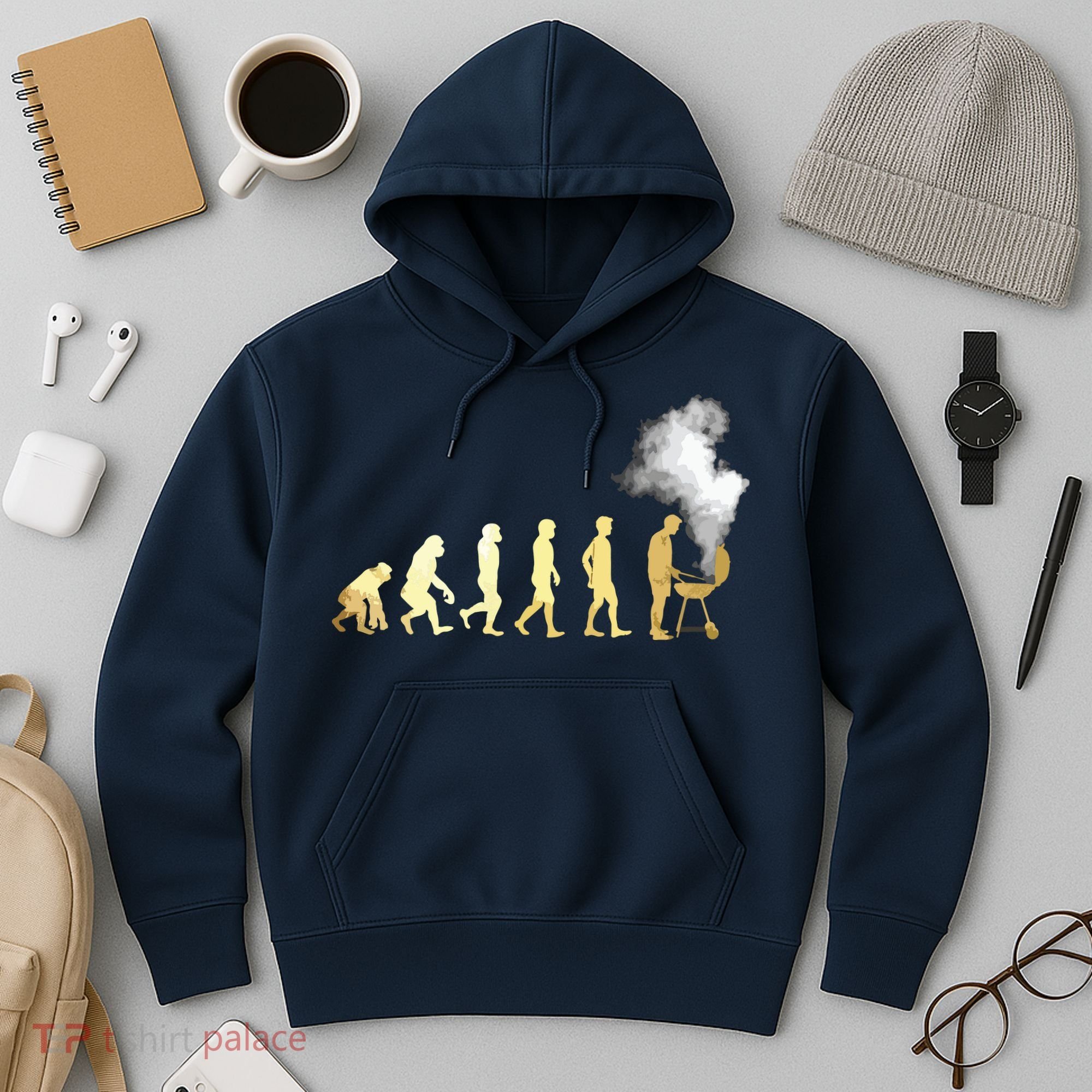 Evolution Of Grill Master Grilling Gifts I Do BBQ Hoodie