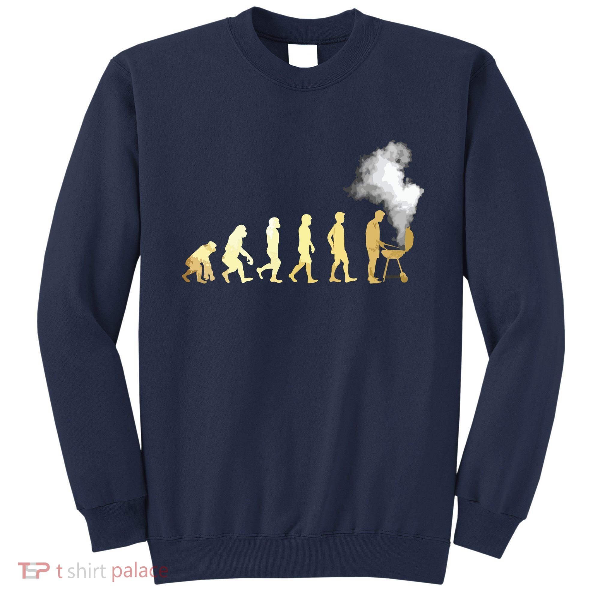 Evolution Of Grill Master Grilling Gifts I Do BBQ Sweatshirt