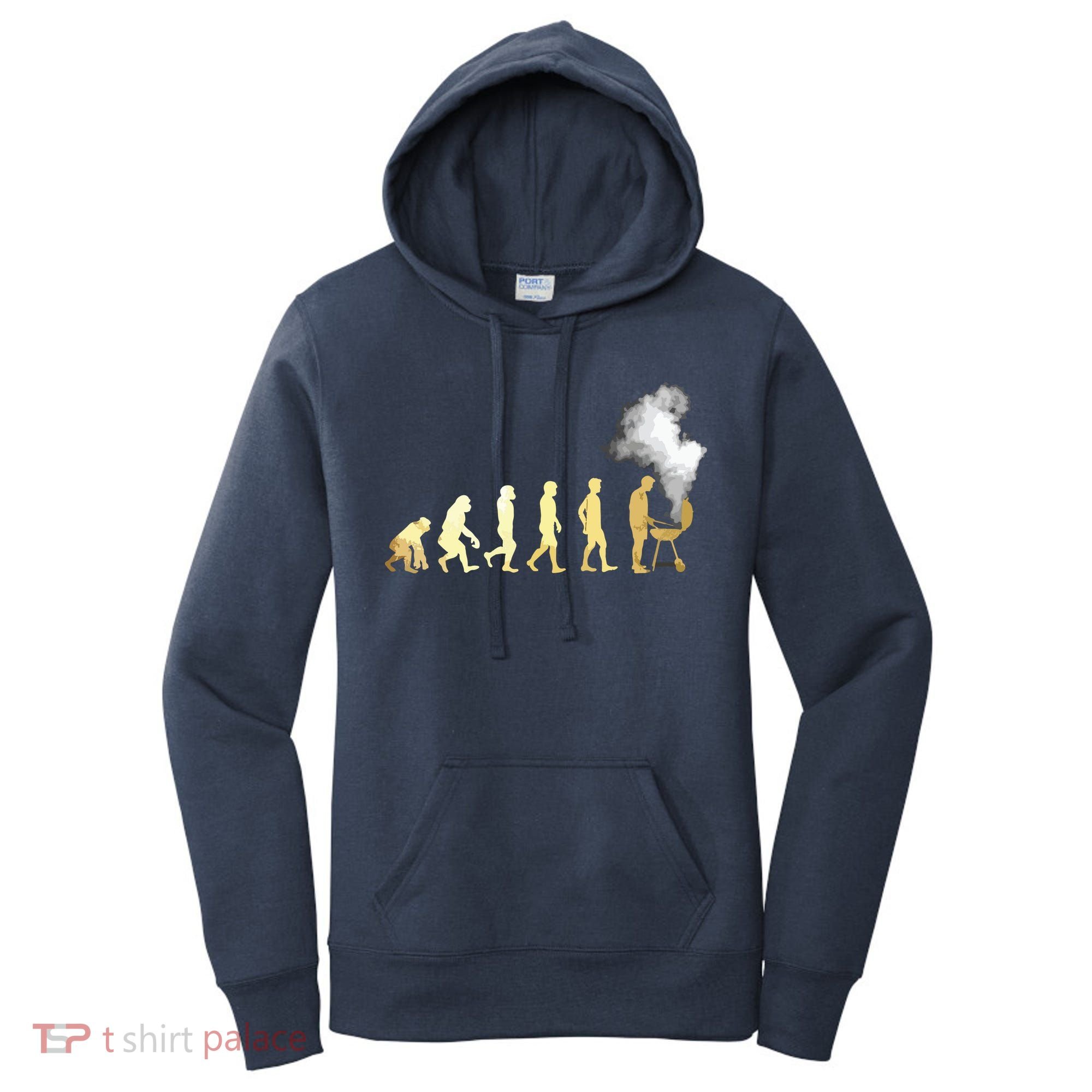 Evolution Of Grill Master Grilling Gifts I Do BBQ Women's Hoodie