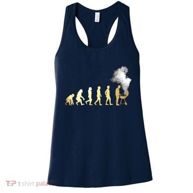 Evolution Of Grill Master Grilling Gifts I Do BBQ Women's Tank Top