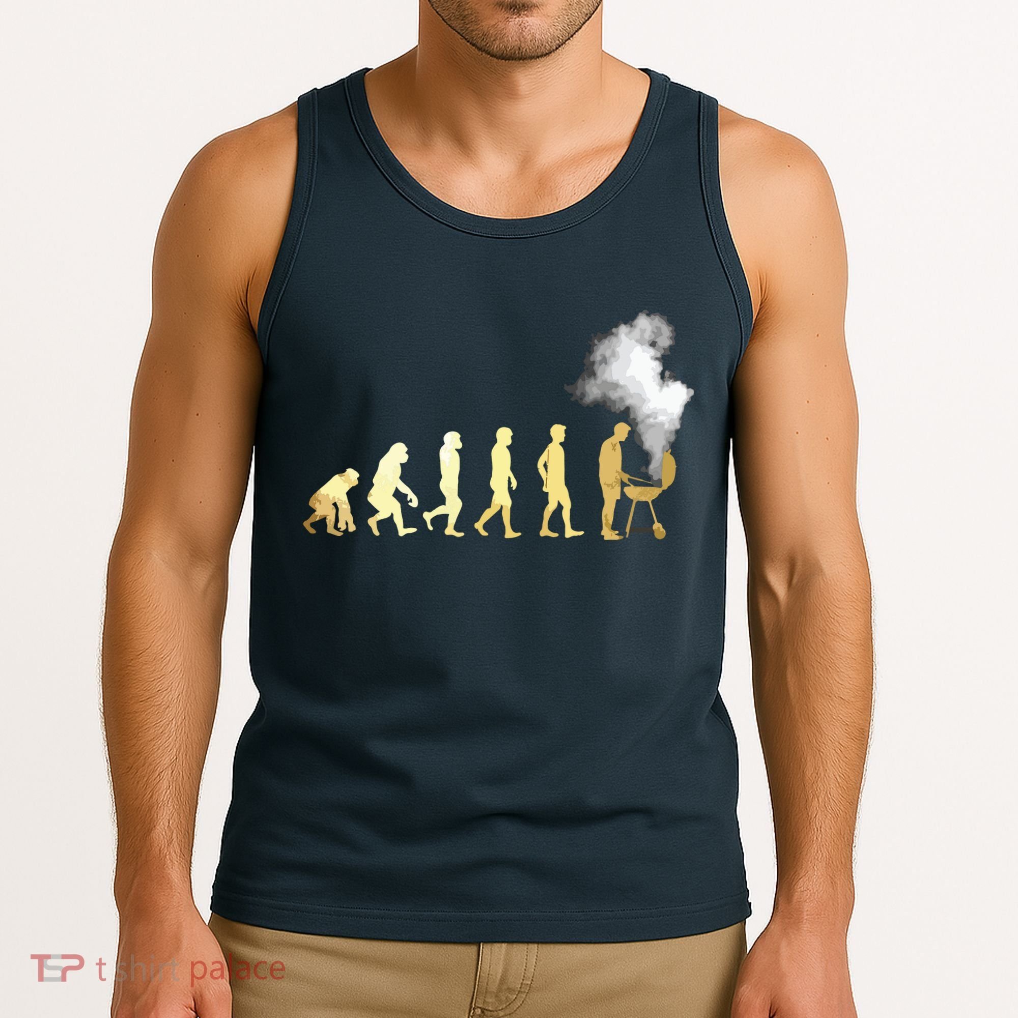 Evolution Of Grill Master Grilling Gifts I Do BBQ Tank Top