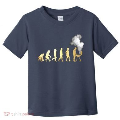 Evolution Of Grill Master Grilling Gifts I Do BBQ Toddler T-Shirt