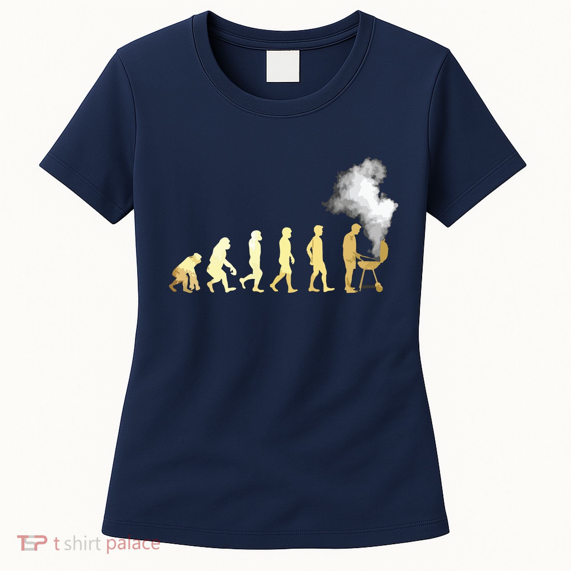 Evolution Of Grill Master Grilling Gifts I Do BBQ Women's T-Shirt