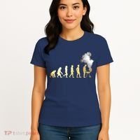 Evolution Of Grill Master Grilling Gifts I Do BBQ Women's T-Shirt thumb 4