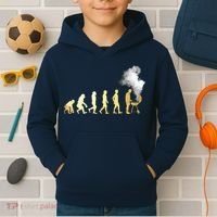 Evolution Of Grill Master Grilling Gifts I Do BBQ Kids Hoodie thumb 2